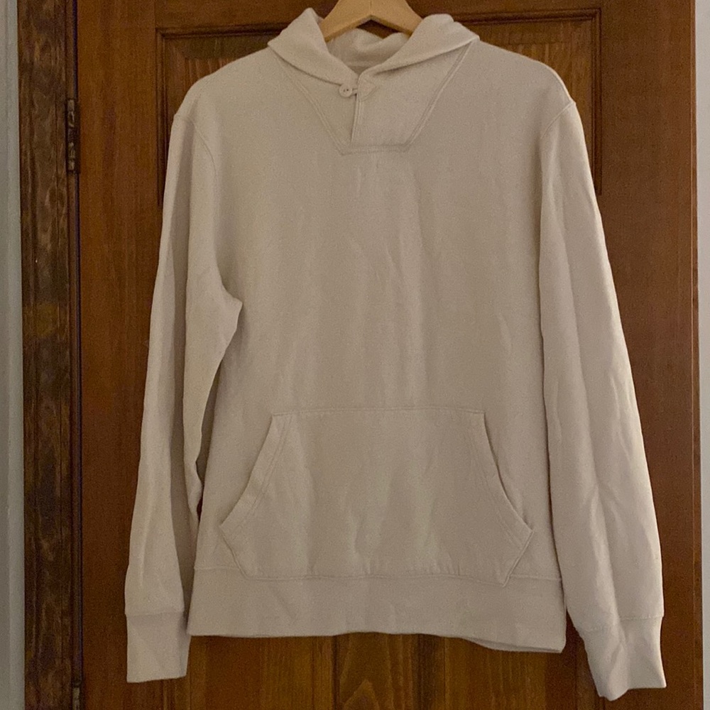 JCREW Factory Cream Shawl Collar pullover Medium